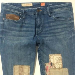 Pilcro & the Letterpress Ankle Jeans NO 30 Patched